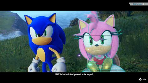 Footage of a playable Amy Rose in Sonic Frontiers。